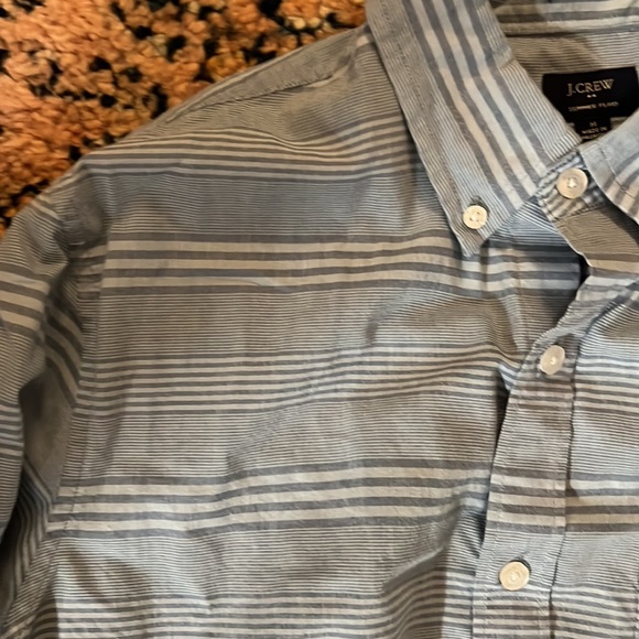 J Crew Button Down Sz M slim - Picture 3 of 4